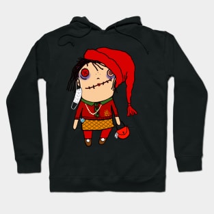 Christmas? Uh? Stressed out rugdoll Santa not ready for Christmas. Hoodie